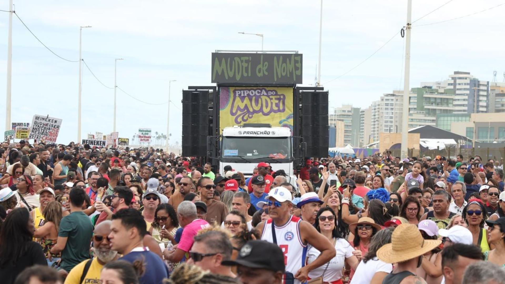 Pipoca do Mudei de Nome leva música e folia ao Parque dos Ventos neste domingo (20)