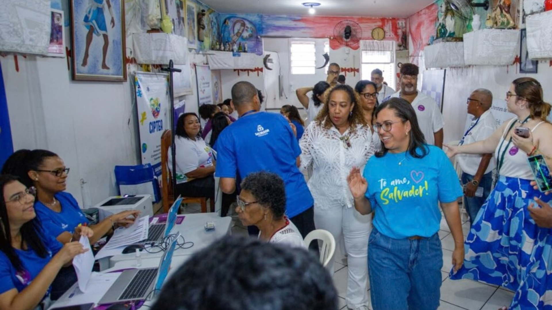 Terceira edição do Viver Salvador Terreiros leva serviços públicos ao Centro Umbandista Paz e Justiça